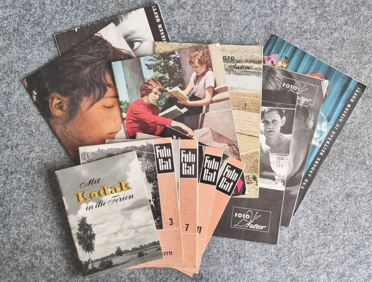 Kodak Broschüren Foto Rat 50er Jahre Hefte 12 Stück alte Fotografie Hefte AGFA Wolfen