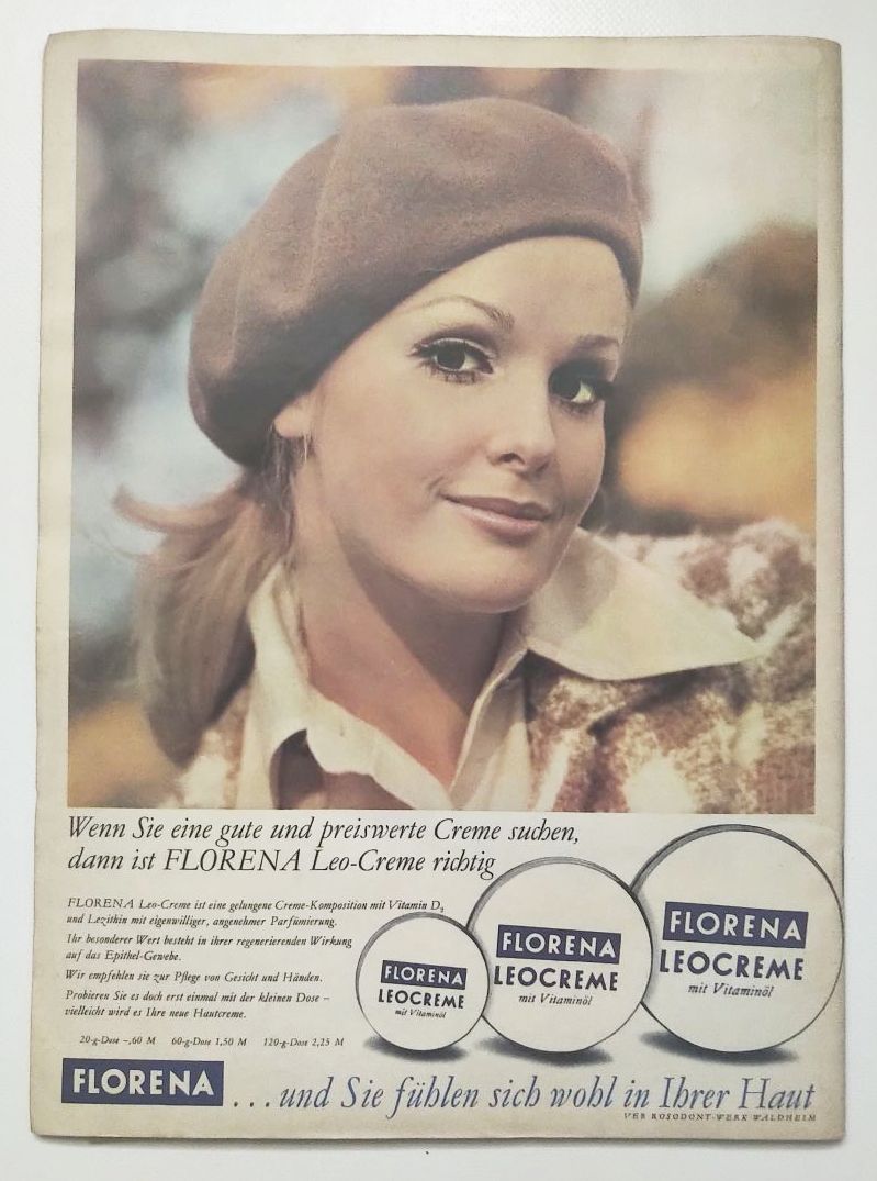 Modezeitschrift Modische Maschen DDR Nr 3 mit Schnittmuster 1969 Modezeitschrift Modische Maschen DDR Nr 3 mit Schnittmuster 1969