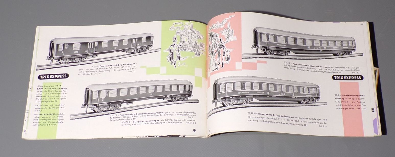 Trix Express H0 1958 Katalog vintage Sammler 