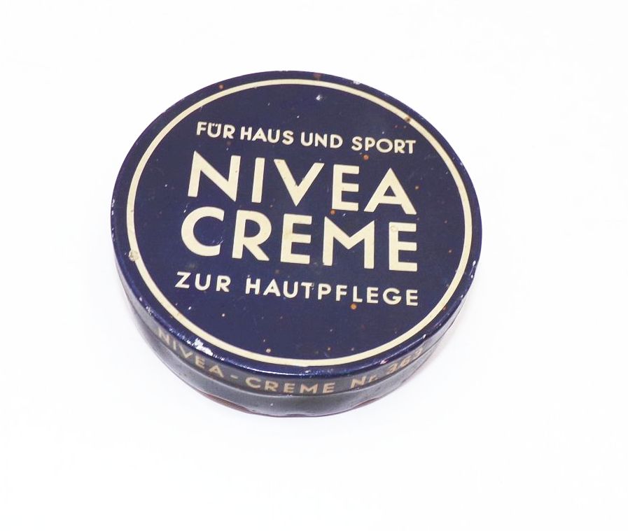 Alte Blechdose Nivea Creme Nr 363 Für Haus und Sport Reklame Sammler