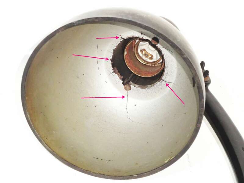 Bakelit Schreibtischlampe Bauhaus Art Deco Lampe Leuchte 