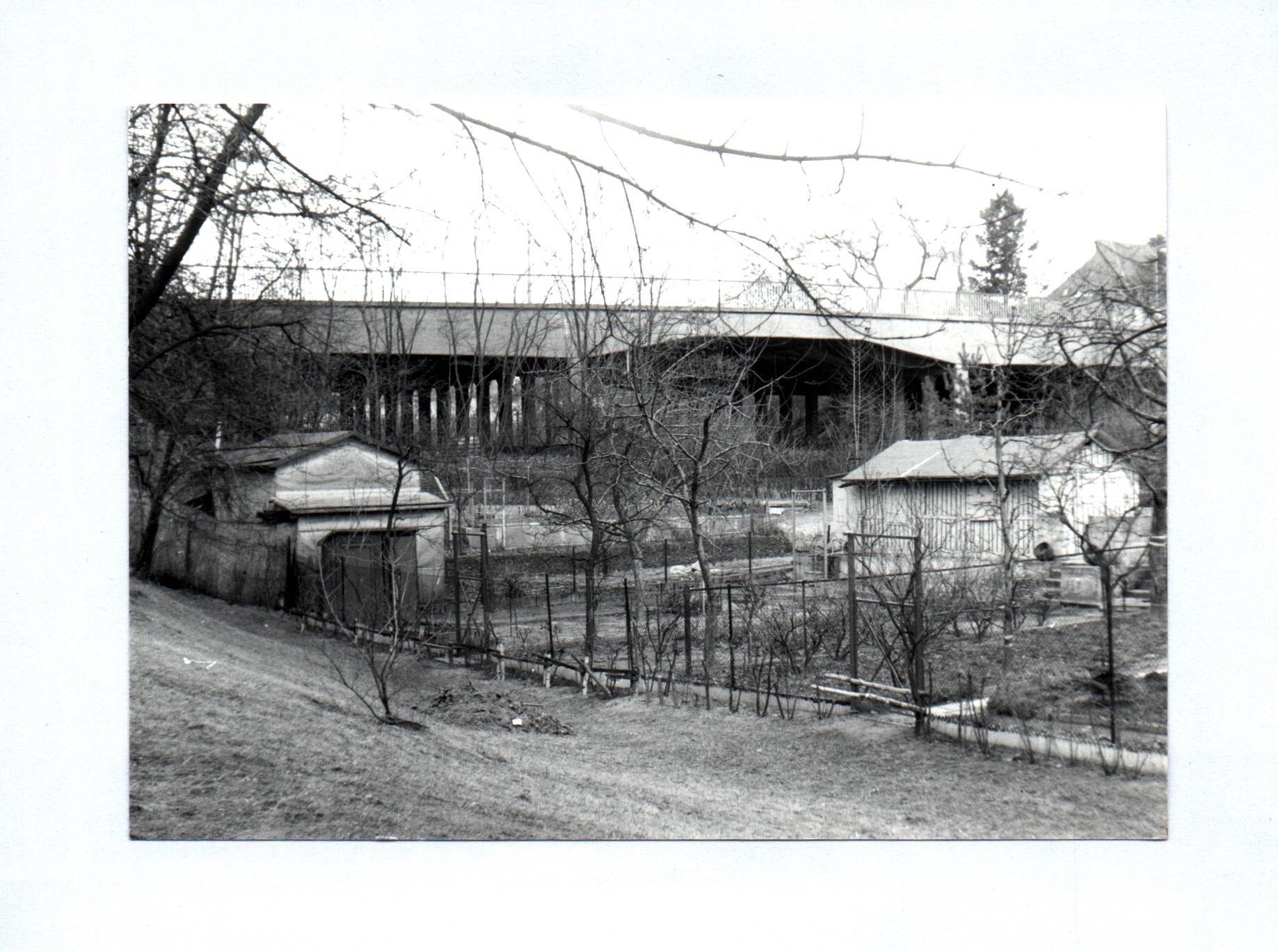 4x Foto Berlin Eisenbahnbrücken Februar 1967