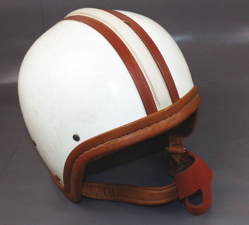 Alter Halbschale Sturzhelm Helm Mopedhelm Größe 56 Oldtimer 