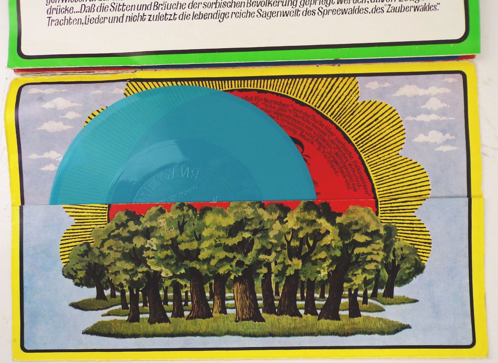 Mein Spreewald Album Brettspiel DDR Schallfolie Lieder Sagen Märchen Humor