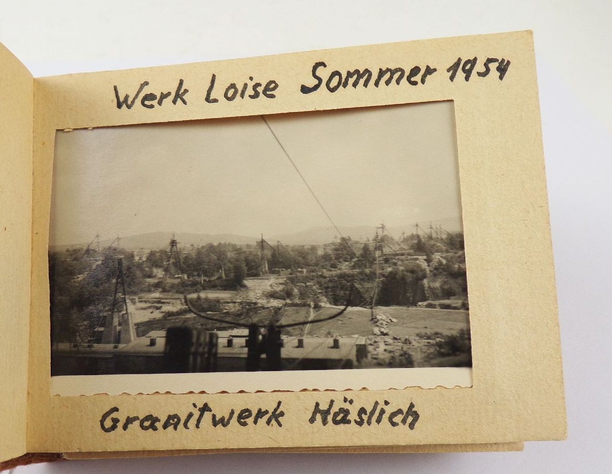 Fotoalbum Granitwerk Häslich Werk Loise 1954 Leipziger Messe Fotos EMW Motorrad Fotoalbum Granitwerk Häslich Werk Loise 1954 Leipziger Messe Fotos EMW Motorrad