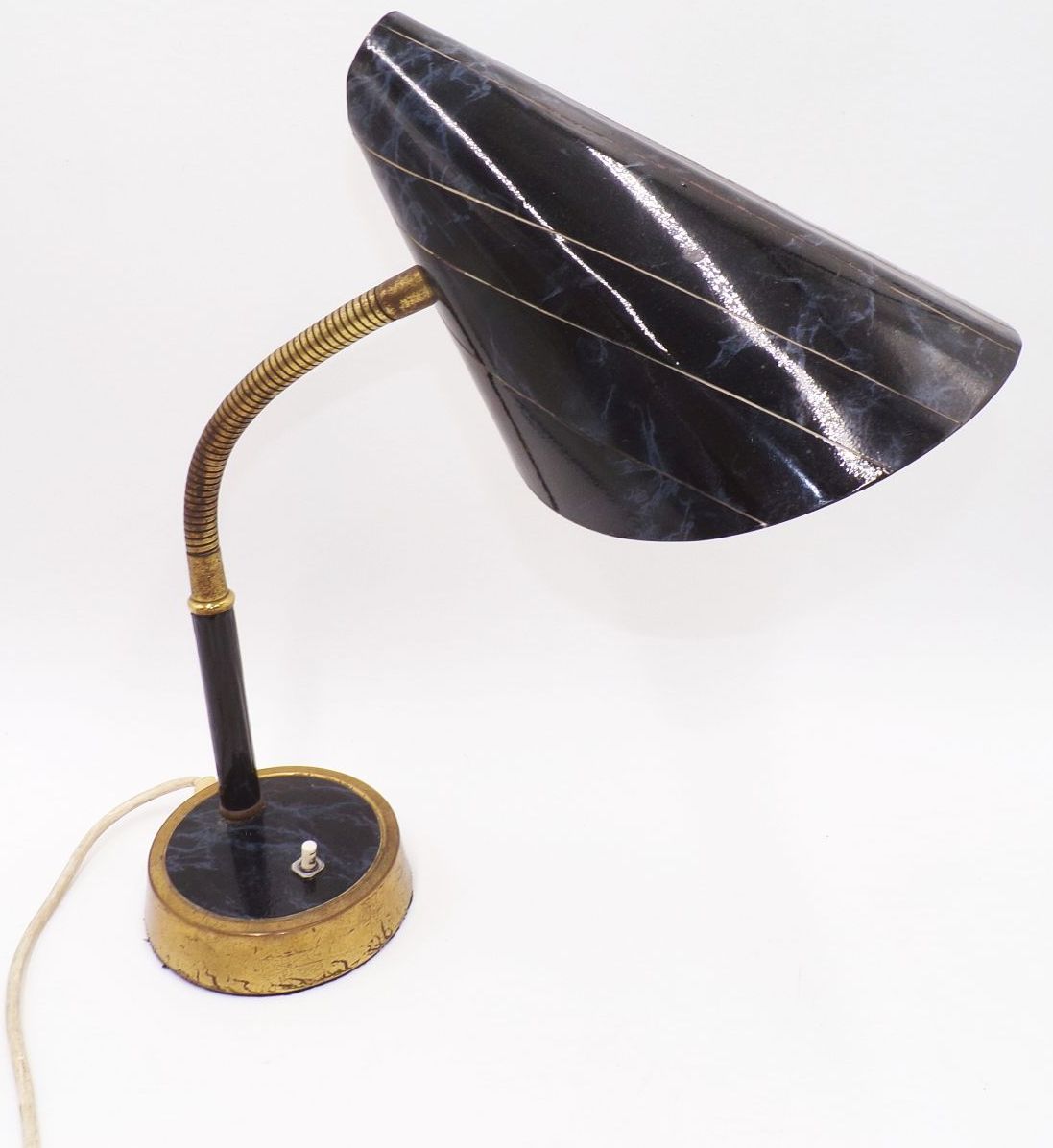 Alte Tütenlampe Rockabilly Leuchte E27 Schreibtischlampe true Vintage Design Alte Tütenlampe Rockabilly Leuchte E27 Schreibtischlampe true Vintage Design