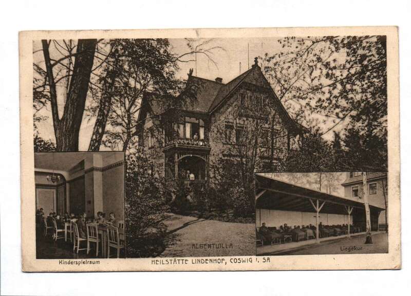 Ak Heilstätte Lindenhof Coswig i. Sachsen 1926
