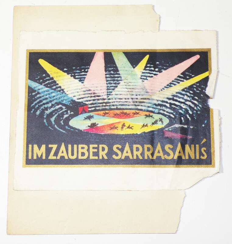 Sarrasani Konvolut Dokumente Briefköpfe Papiere vor 1945 Zirkus Circus