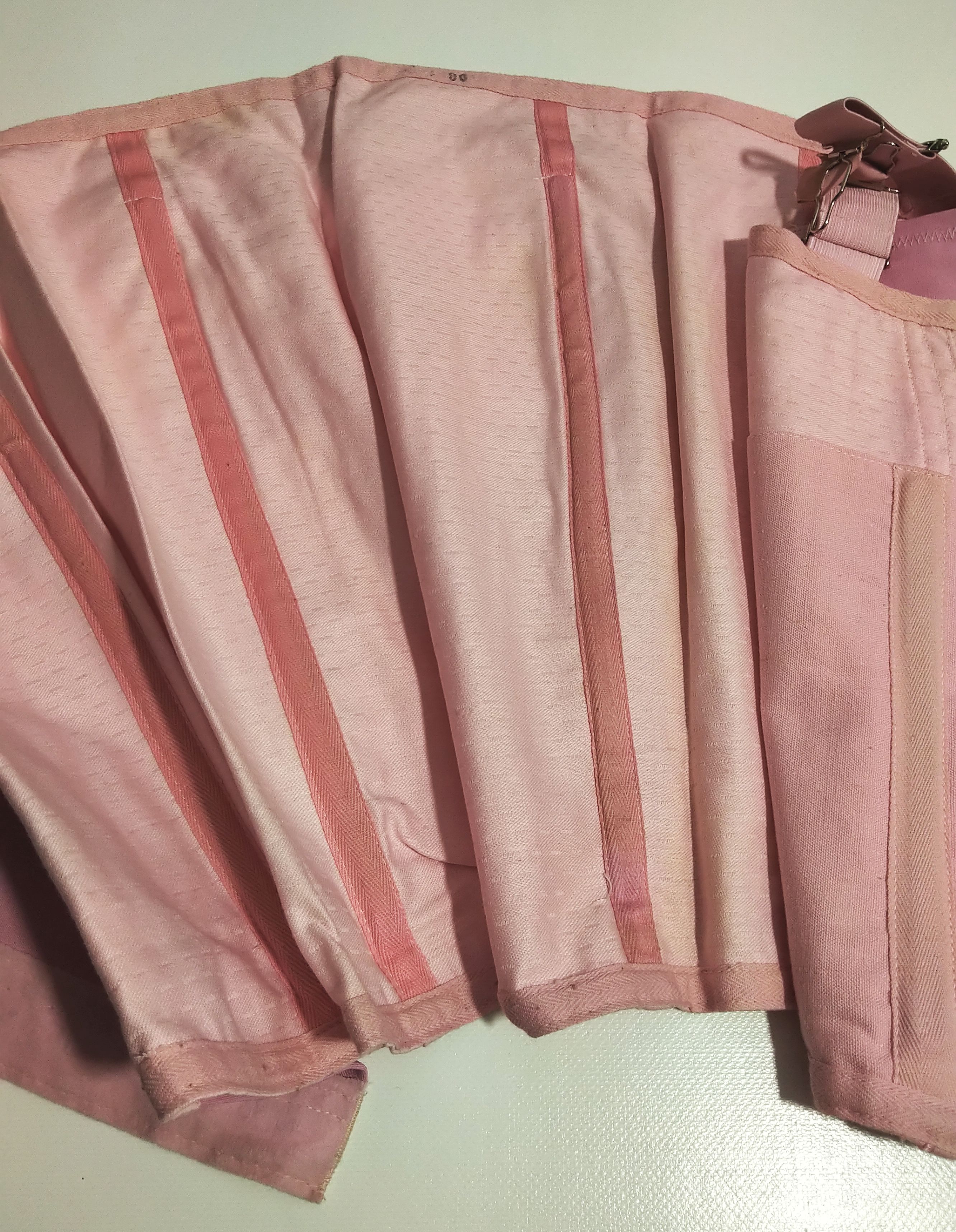 Original Mieder alt Vintage rosa Korsett alte Corsage Original Mieder alt Vintage rosa Korsett alte Corsage