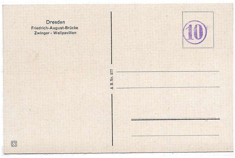 Ansichtskarten Gruß aus Dresden 5 Stück alte Postkarten Sachsen