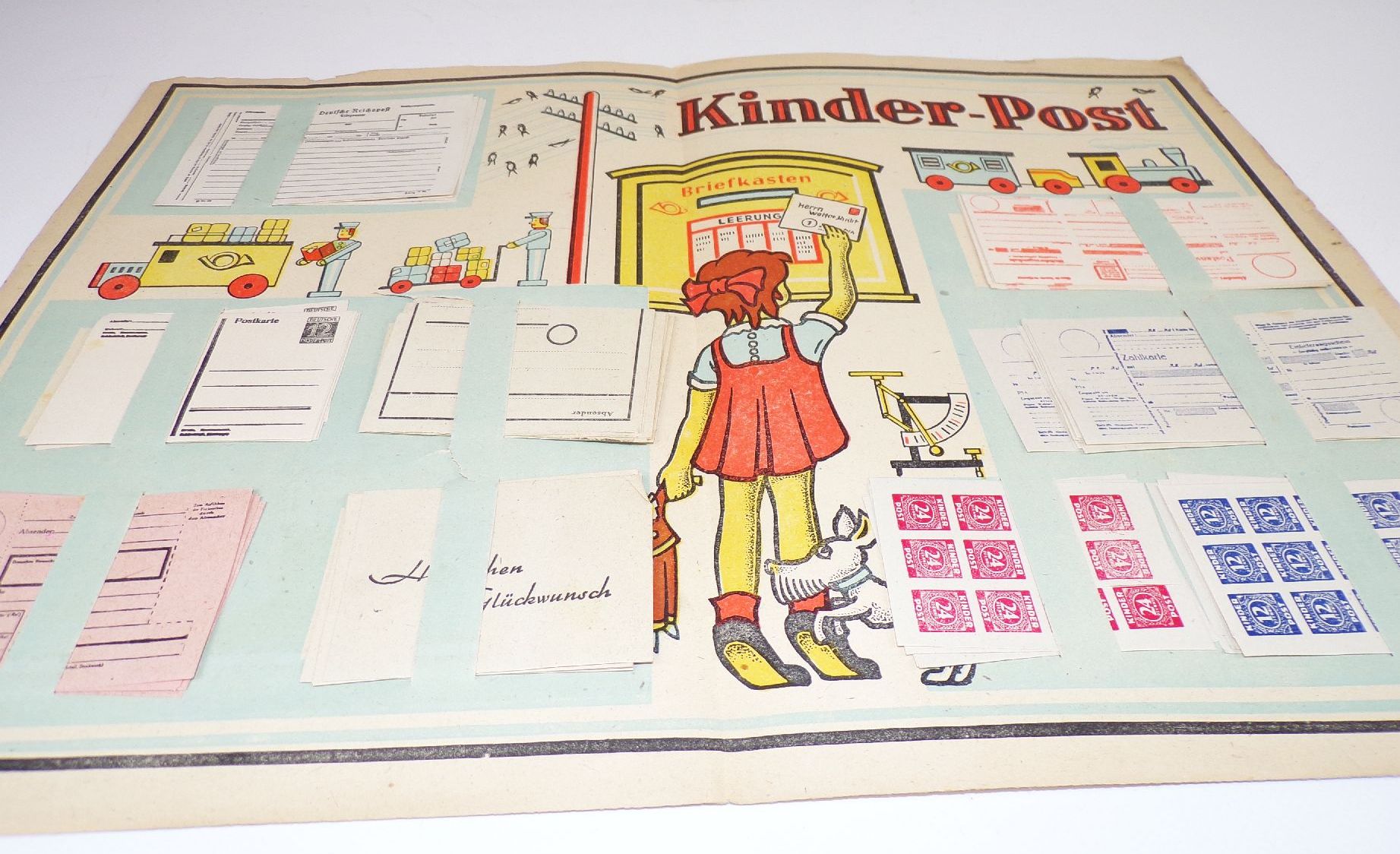 Kinderpost Spielzeug 1947 vintage Kinderpost Spielzeug 1947 vintage