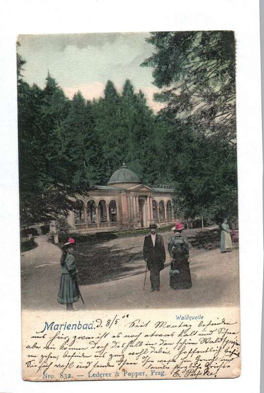 Ak Marienbad Waldquelle 1902