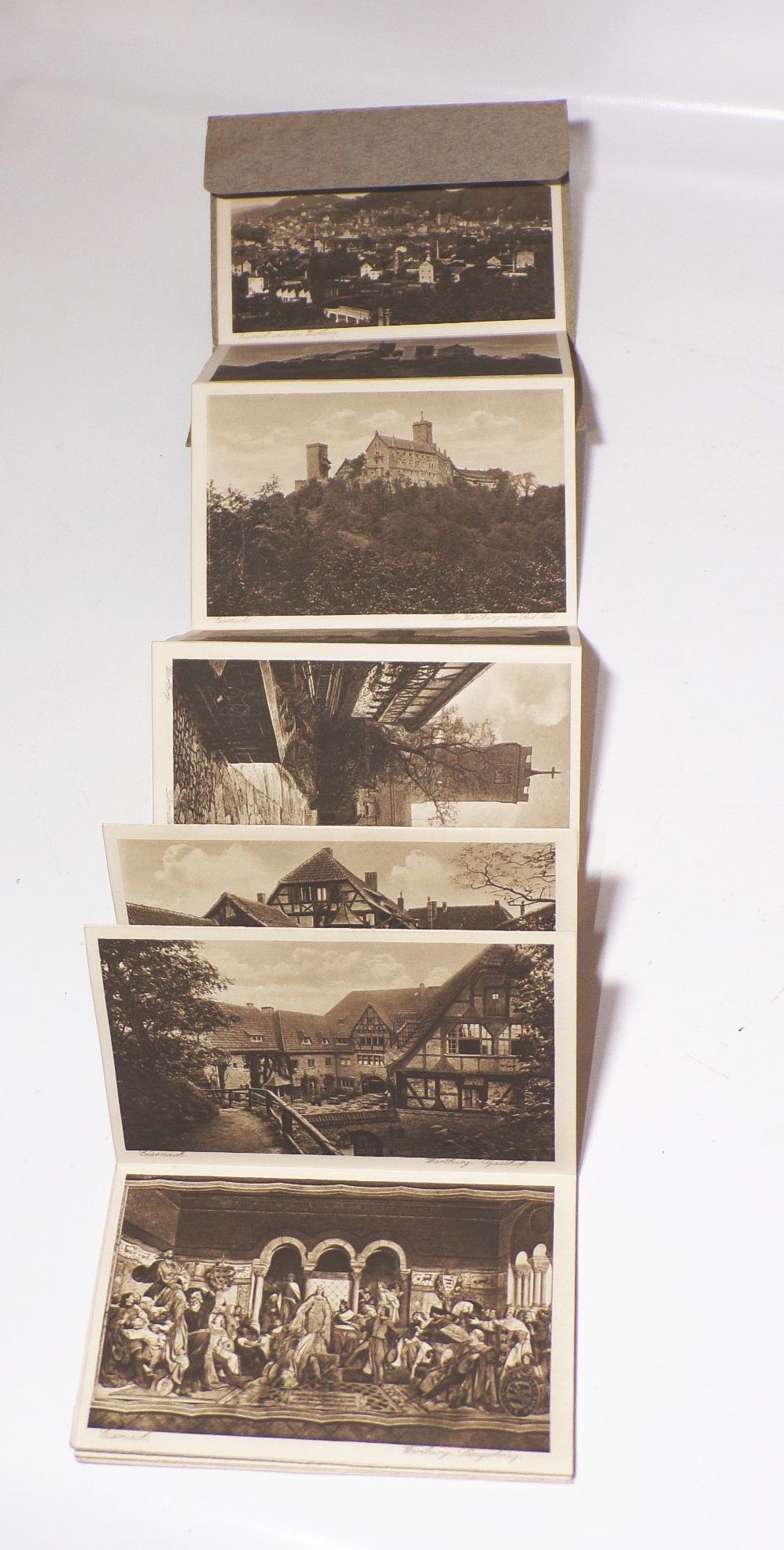 Leporello Eisenach und die Wartburg 20 schöne Ansichtskarten 1910er 1920er 