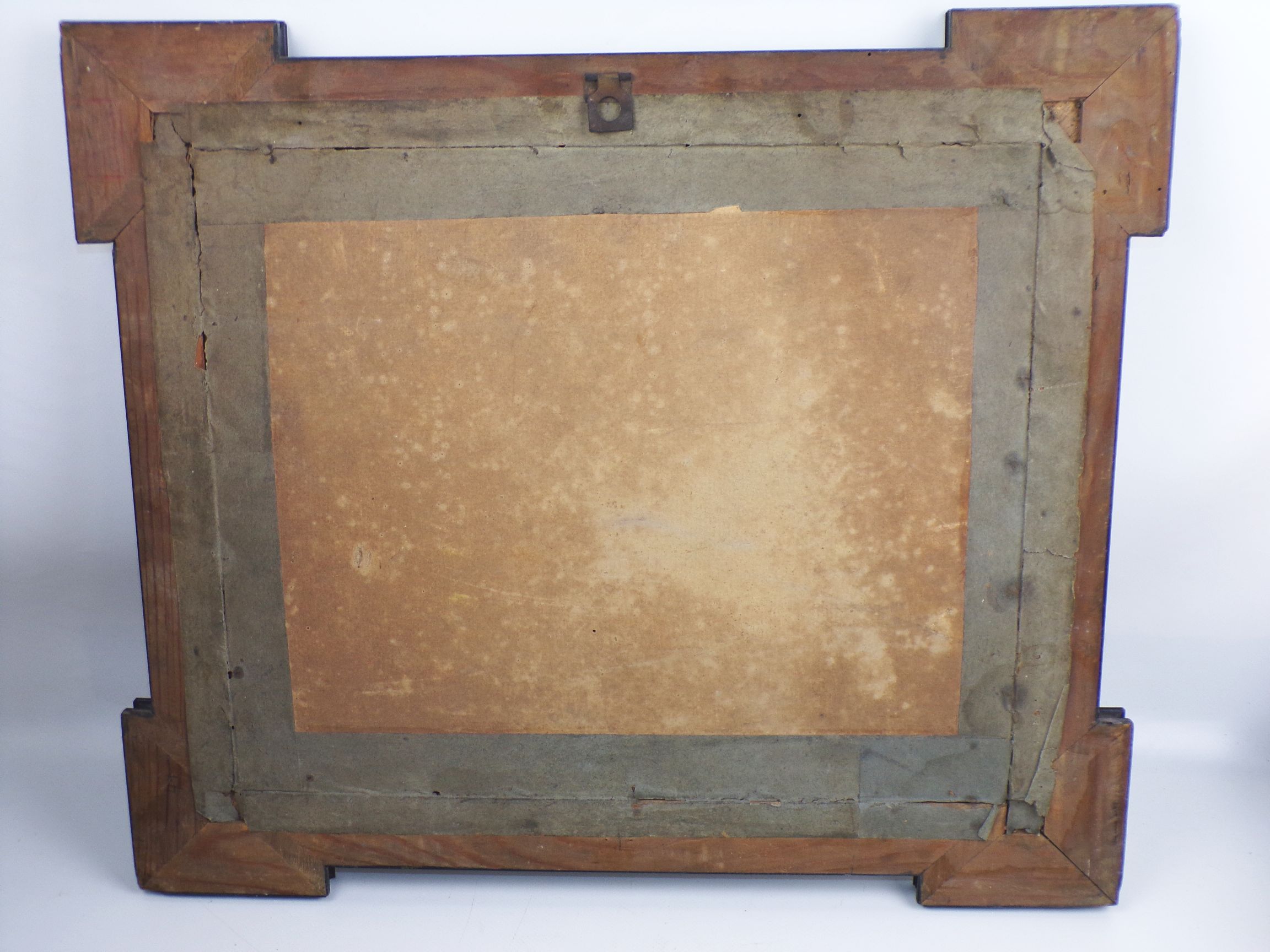 Fotografie Veteran mit großer Ordensspange mit Familie um 1890 Görlitz Bilderrahmen