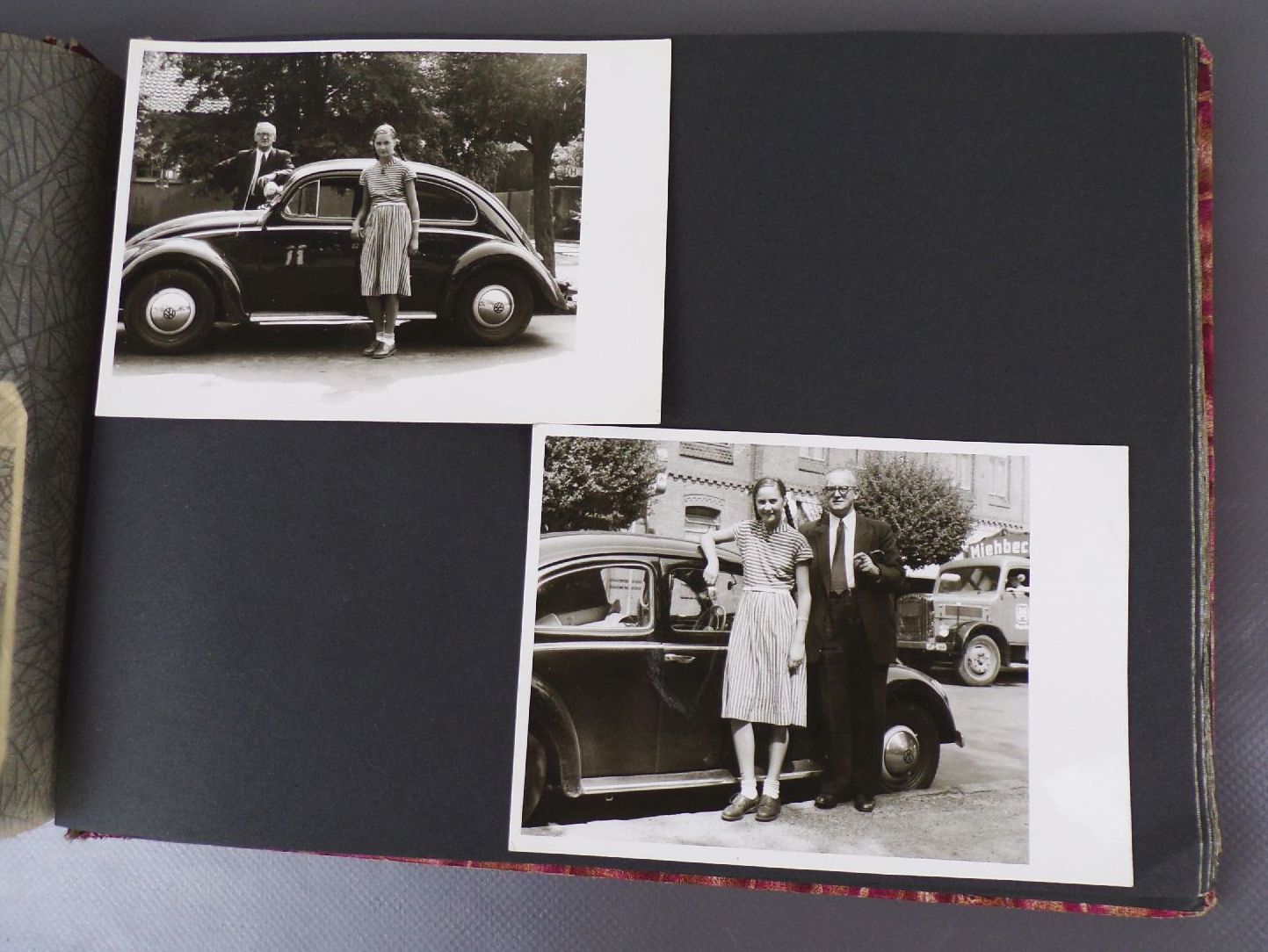 Altes Fotoalbum Kinderheit Urlaub Trassenheide VW Käfer Auto Altes Fotoalbum Kinderheit Urlaub Trassenheide VW Käfer Auto
