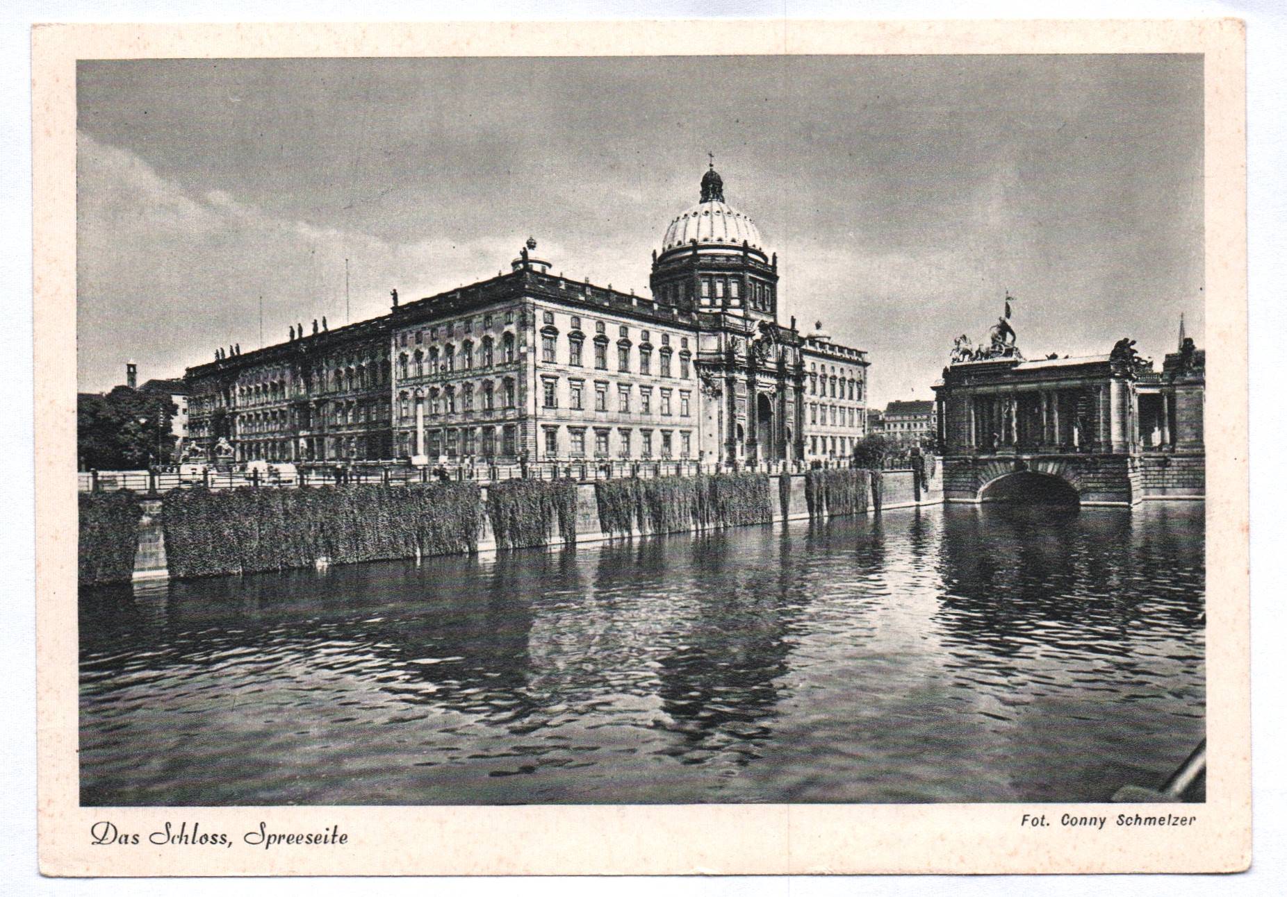 Ak Berlin Das Schloss Spreeseite Reichshauptstadt