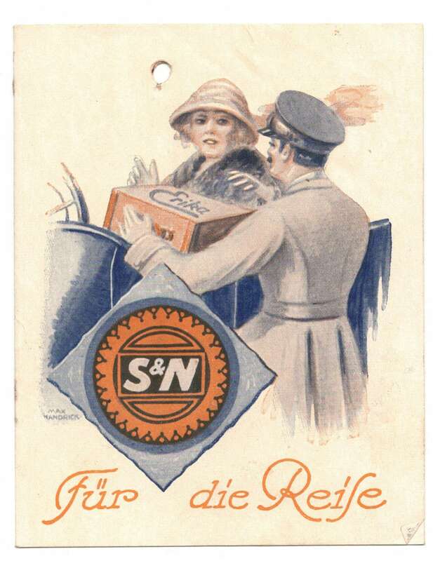 Reklame Prospekt Erika Schreibmaschine typewriter Seidel & Naumann Dresden 1930er !