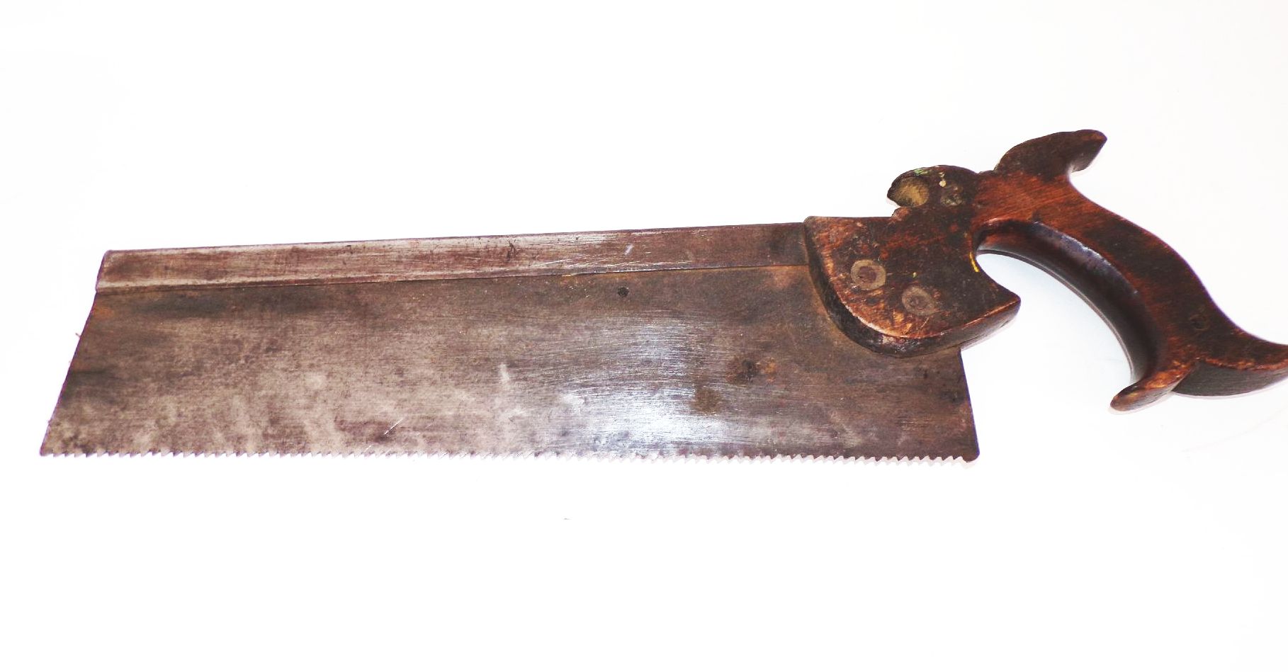 Alte Säge 2 Stück Holzgriff Feinsäge Handsäge 