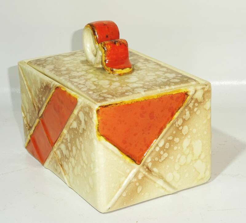 Art Deco Keksdose Porzellan Dose Steubler Zwickau 1930er 