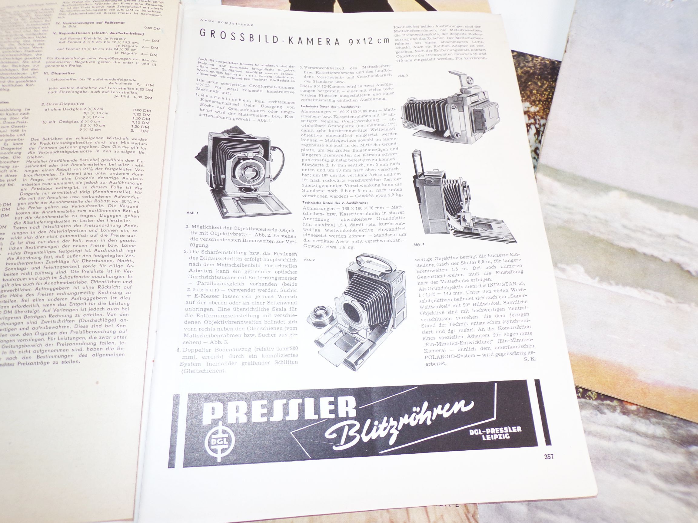 Alte Zeitschriften Fotografie 50er Jahre Zubehör Foto