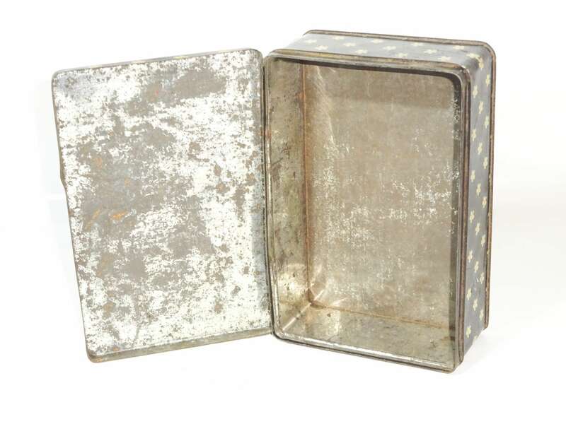 Art Deco Blechdose Behälter Deko Laden Reklame Vintage