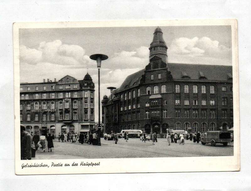 Ak Gelsenkirchen Partie an der hauptstadt 1956 BRD