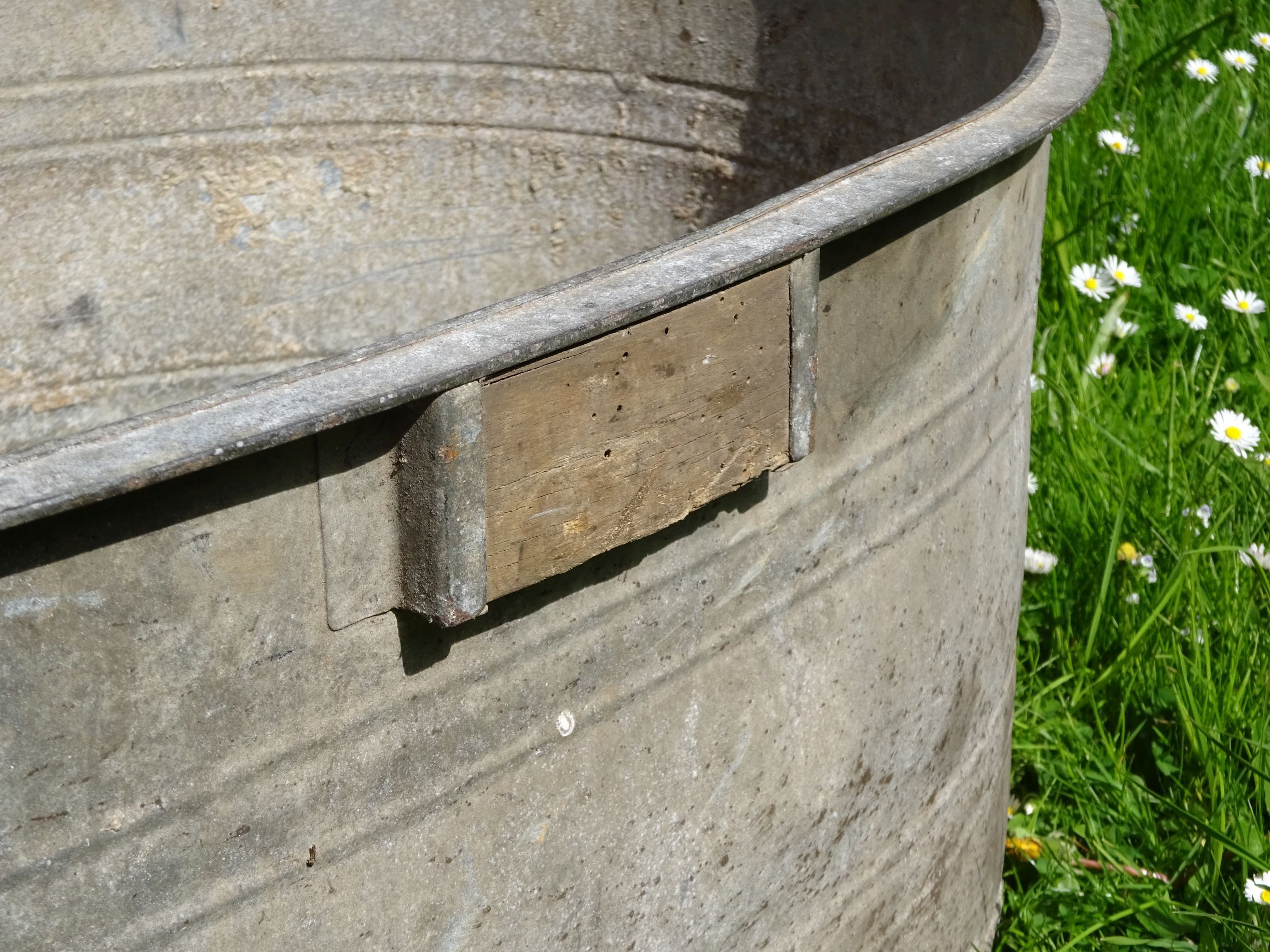 Kunststoff Blumentopf Fass Pflanzgefäß,Pflanzwanne,Miniteich,Kunststoff,in Holzoptik,in 3 Größen Pflanzkübel Einsatz