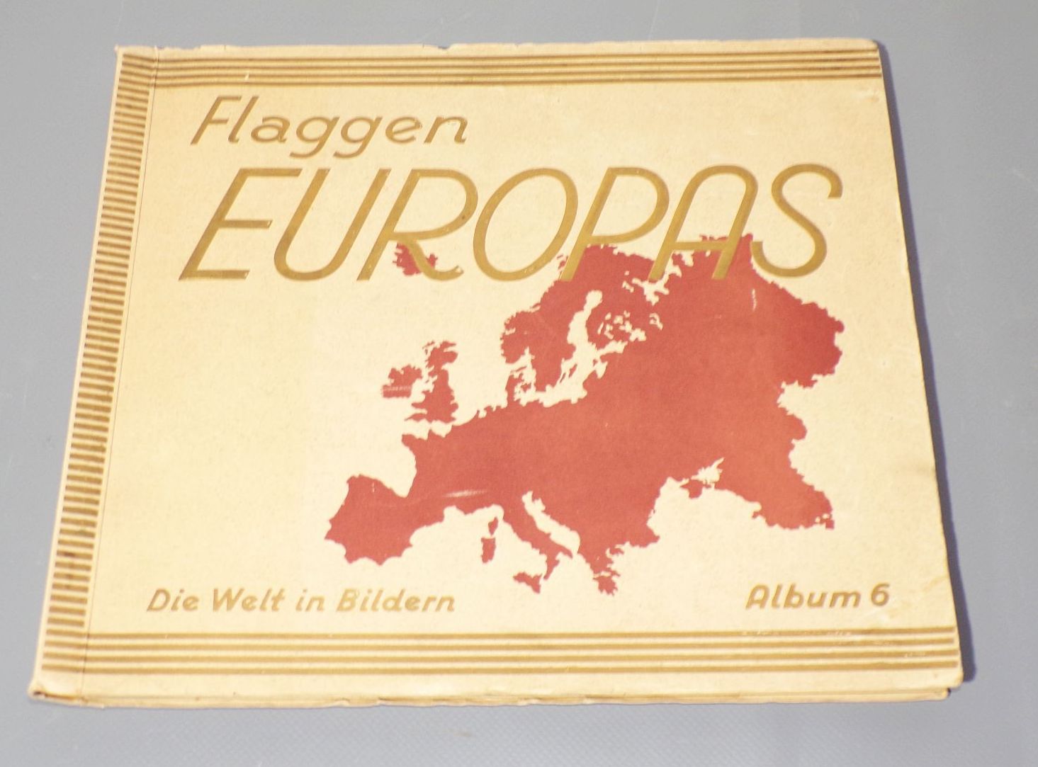 Flaggen Europas Die Welt in Bildern Album 6 Sammelbilder Buch 