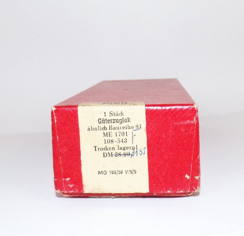 PIKO Güterzuglok BR 81 ME 1701 Spur H0 mit OVP mit Licht 