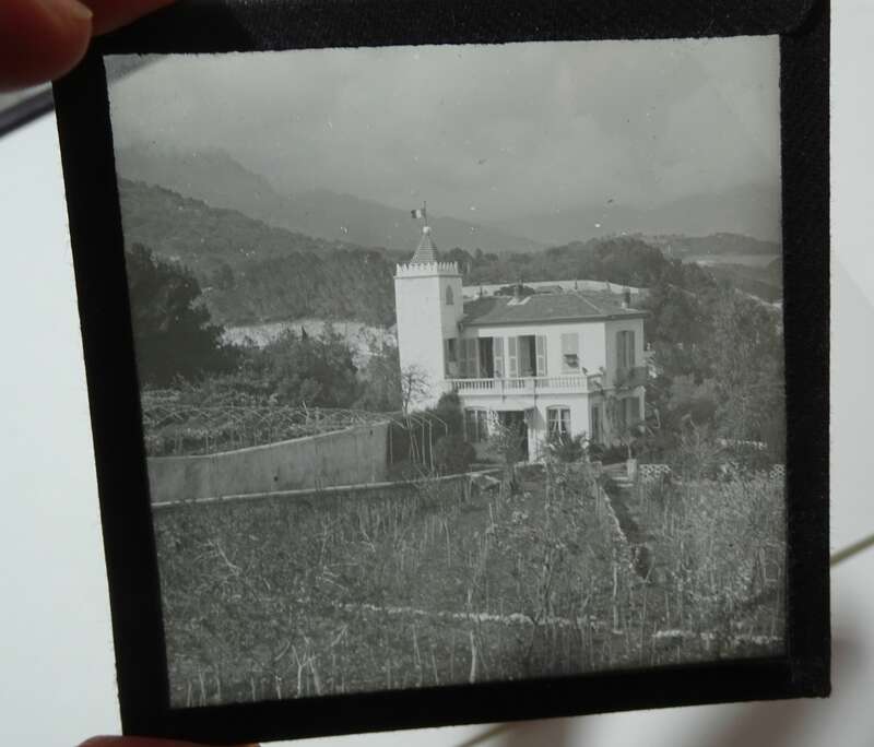 Foto Nachlaß Dia Glasplatten Italien Reise Alpen um 1910 Glasdias Holzschalten