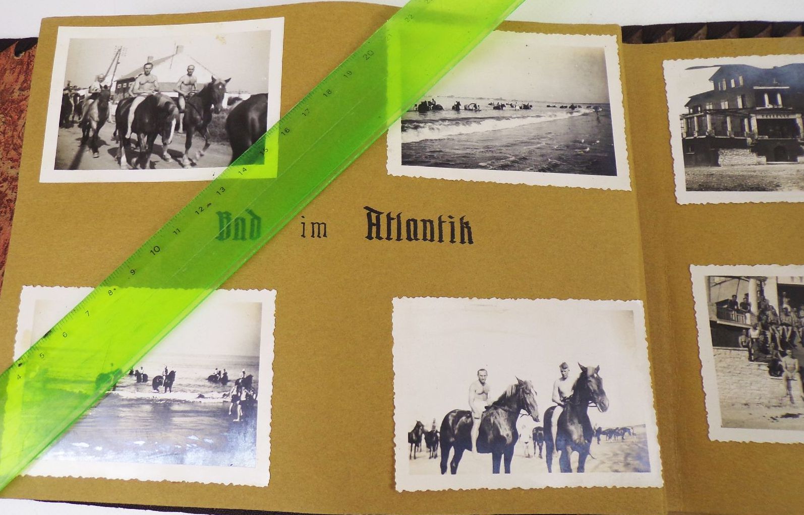 Fotoalbum 2 Wk Challans Atlantik Soldaten Frankreich