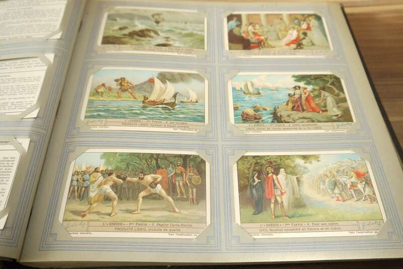 Liebig Sammelalbum Chromo ca 50 Seiten 300 Sammelbilder