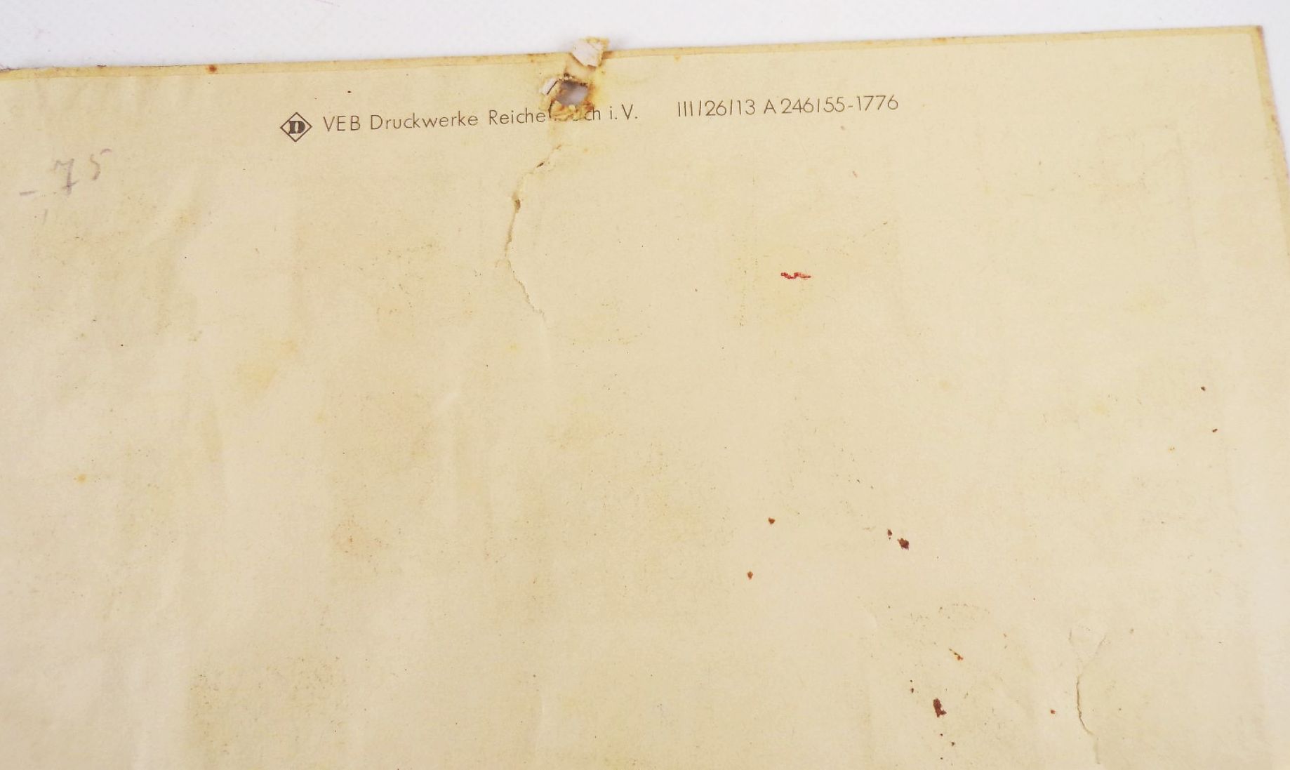 Alter Adventskalender Frau Holle Märchen VEB Volkskunstverlag Reichenbach 1955