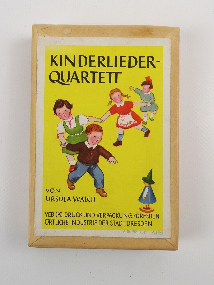 Kinderlieder Quartett von Ursula Walch 1958 