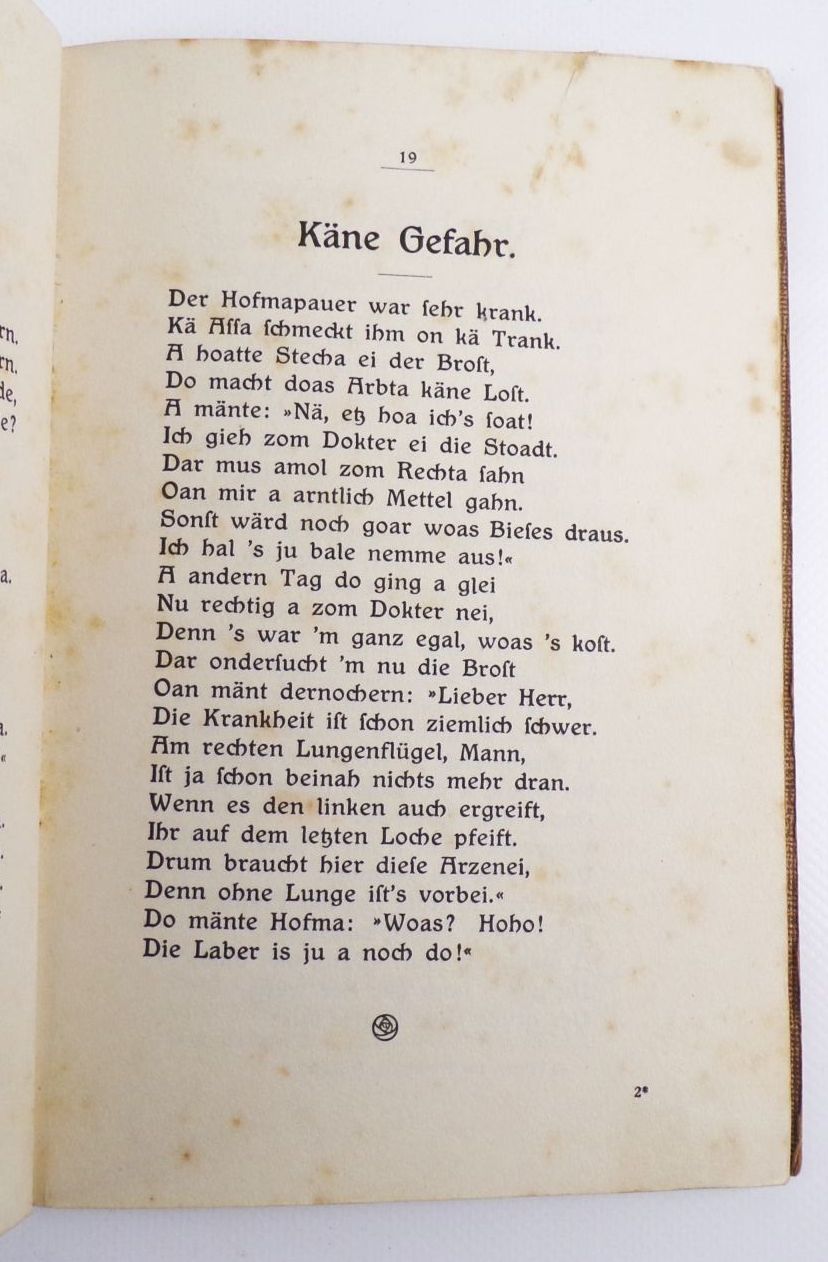 Aus dr Summerfresche Hermann Schmidt 1912 Glatz Schlesien