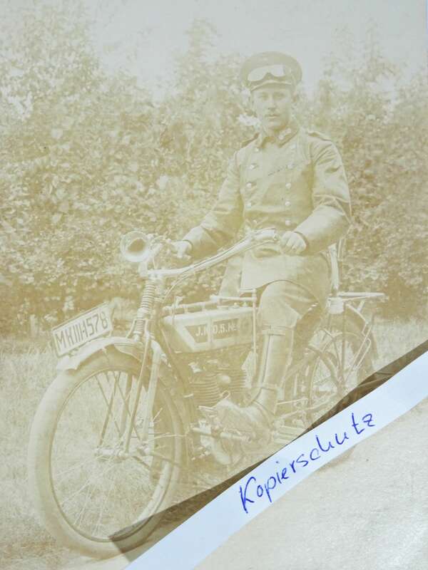 Foto Ak Kradfahrer Motorrad J.100.5 No um 1915 Oldtimer 