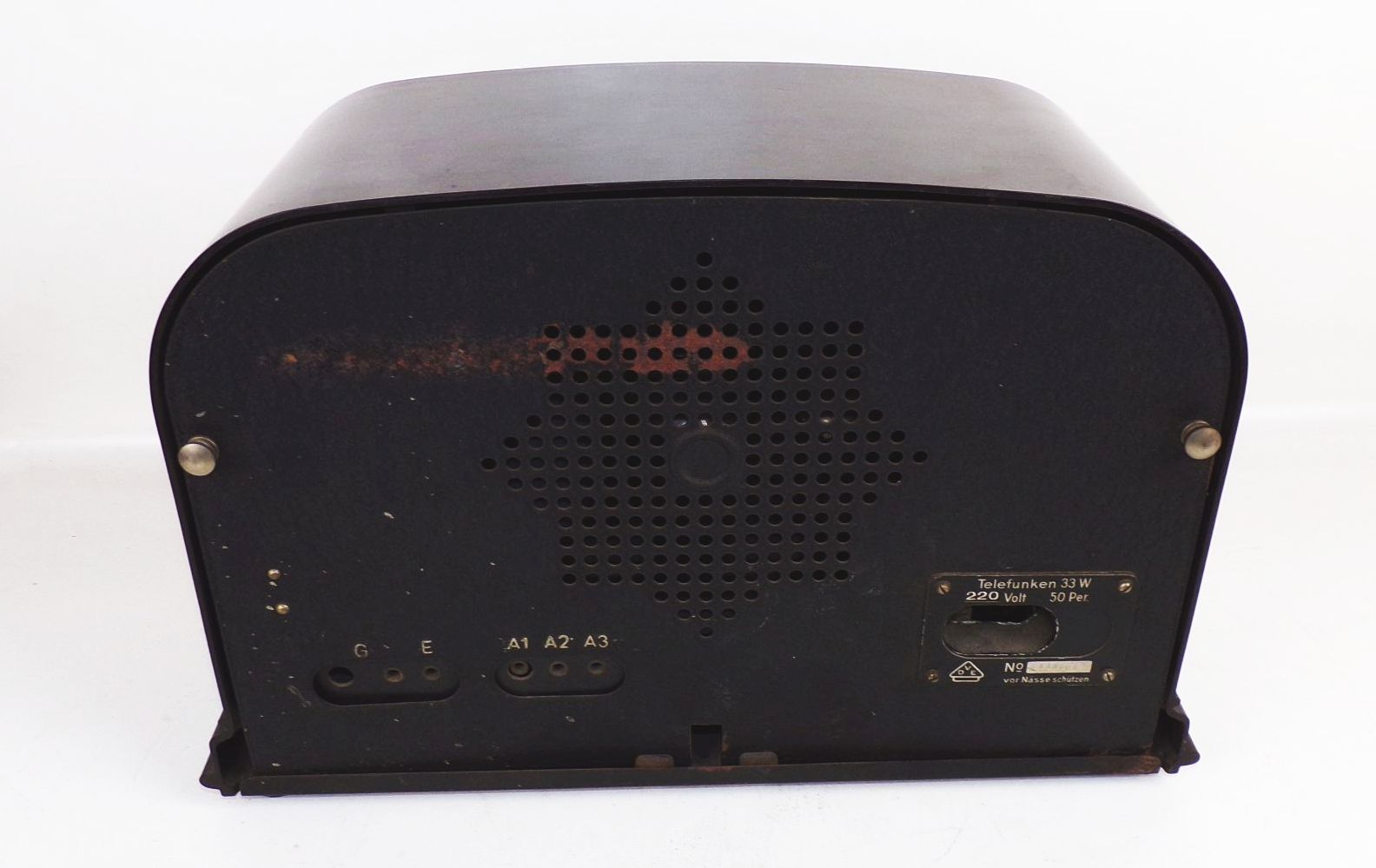 Telefunken Röhrenradio 33 W Bakelit Gehäuse 