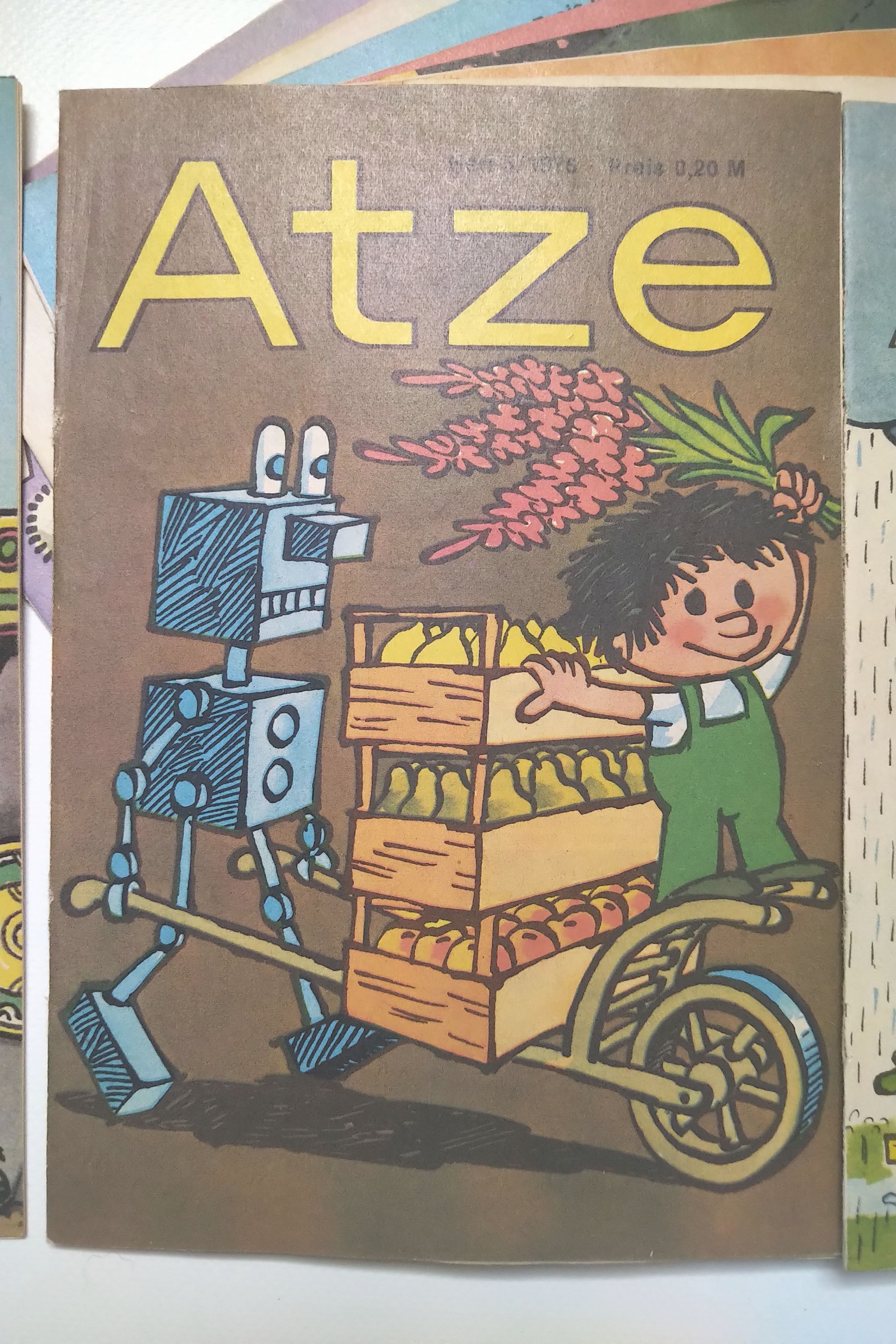 Original Atze DDR Comic 12 Hefte Jahrgang 1976