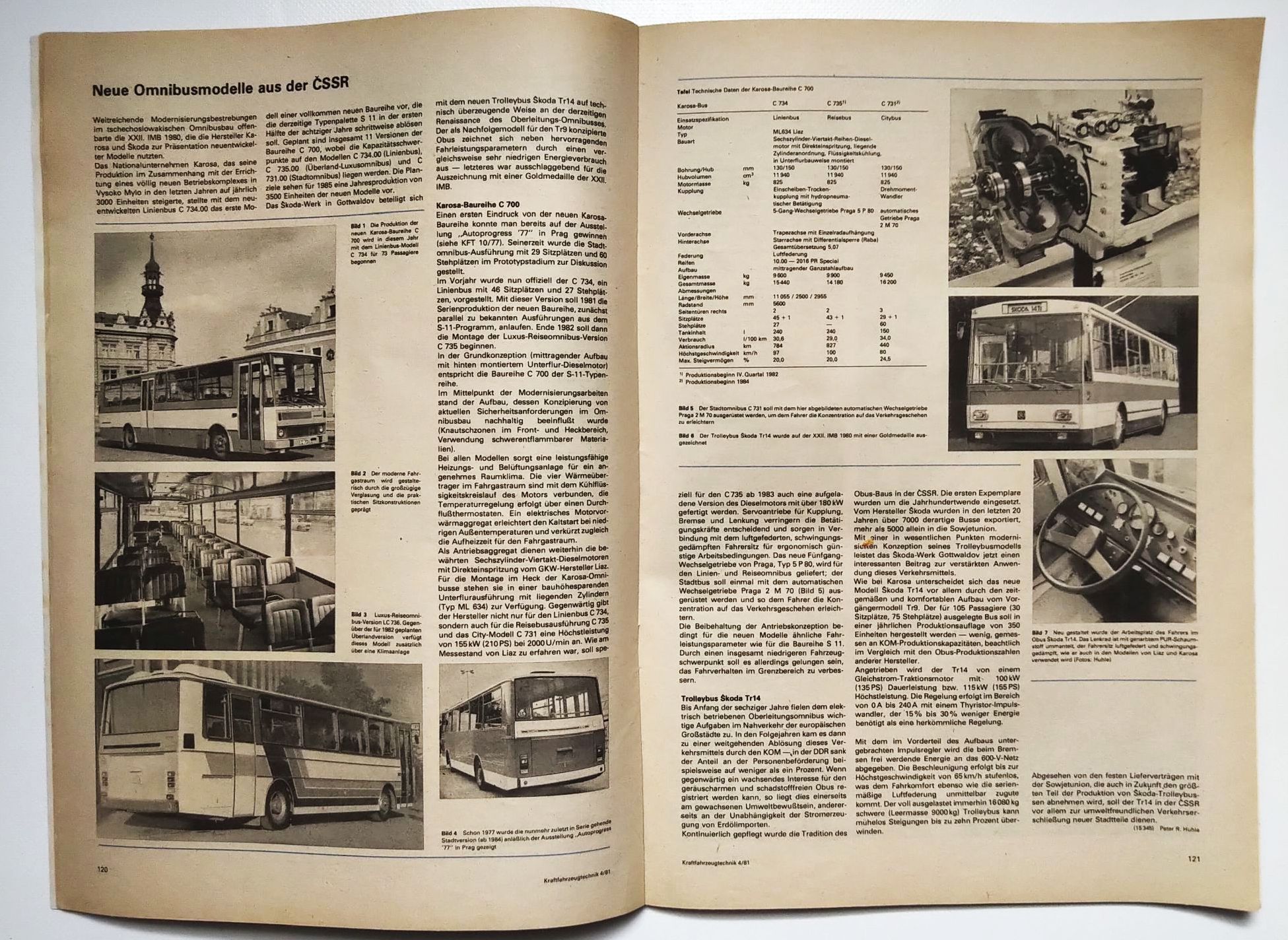 Zeitschrift KFT Nr 4 Dacia 1300 Trabantmotor Kraftfahrzeugtechnik 1981 DDR Zeitschrift KFT Nr 4 Dacia 1300 Trabantmotor Kraftfahrzeugtechnik 1981 DDR