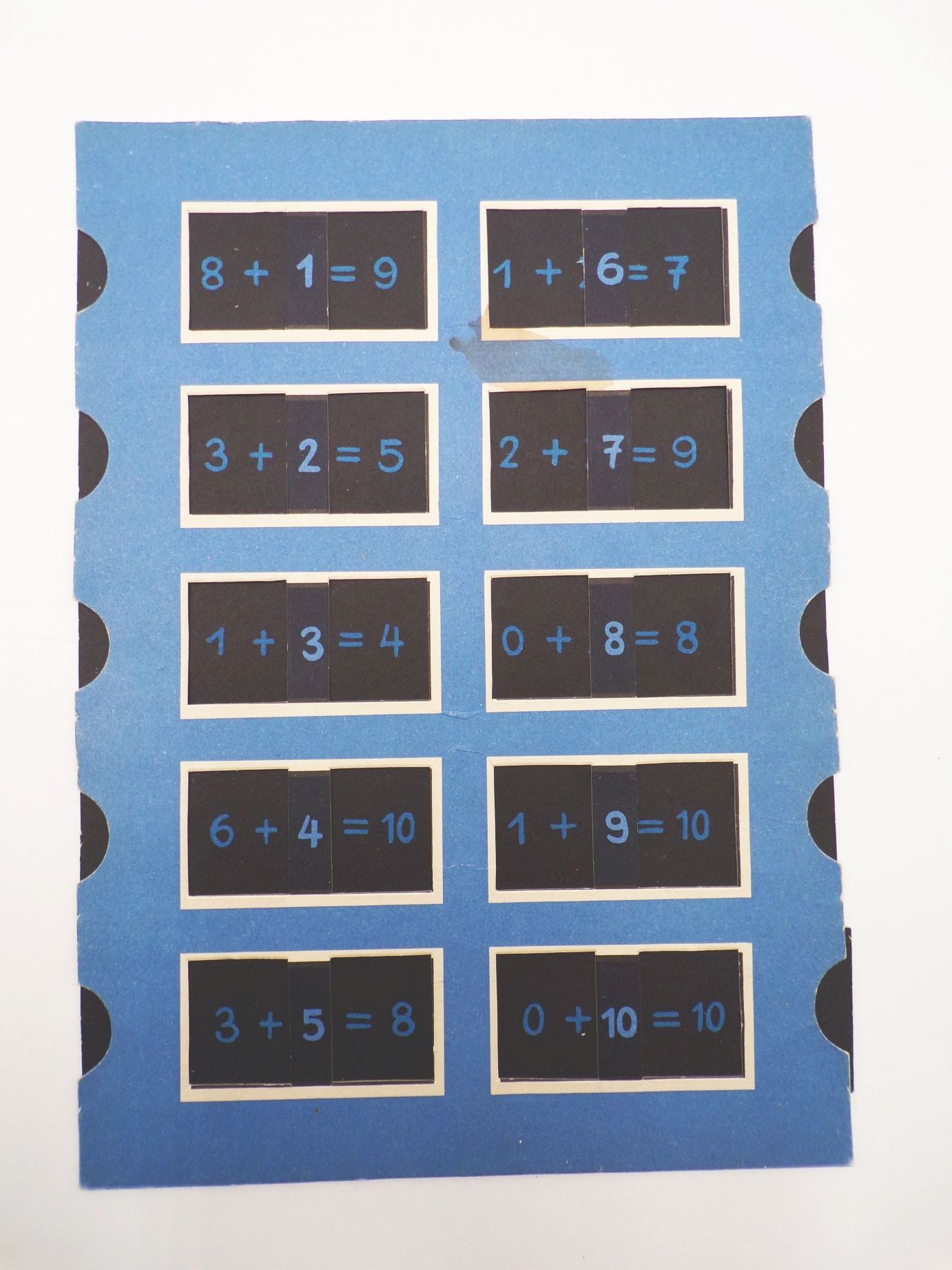 Lernt mit Pittiplatsch rechnen um 1960 Forkel Pössneck Gesellschaftsspiel