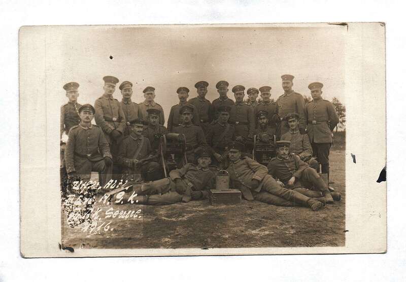 Foto Ak Soldaten Gruppenbild 1 Wk 1916