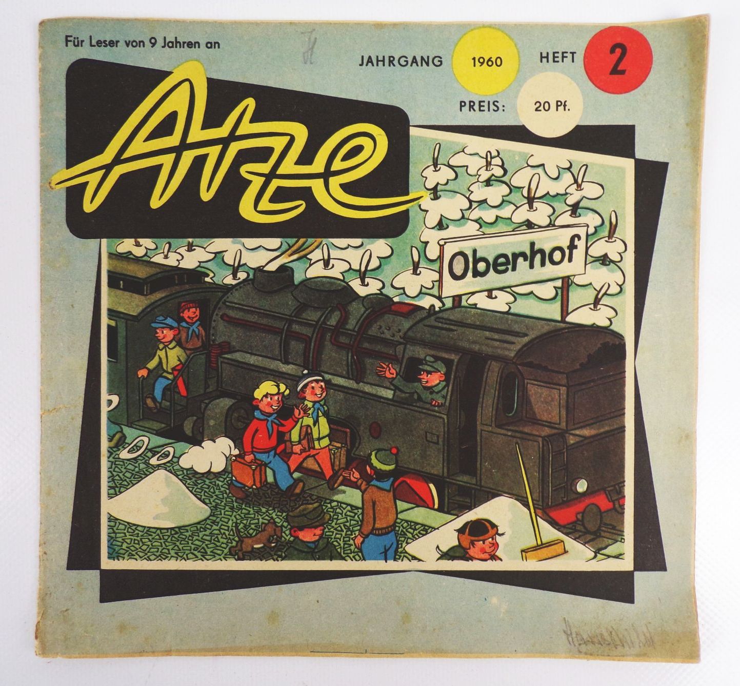 Atze Kinderzeitung DDR 1960 Nummer 2 Oberhof