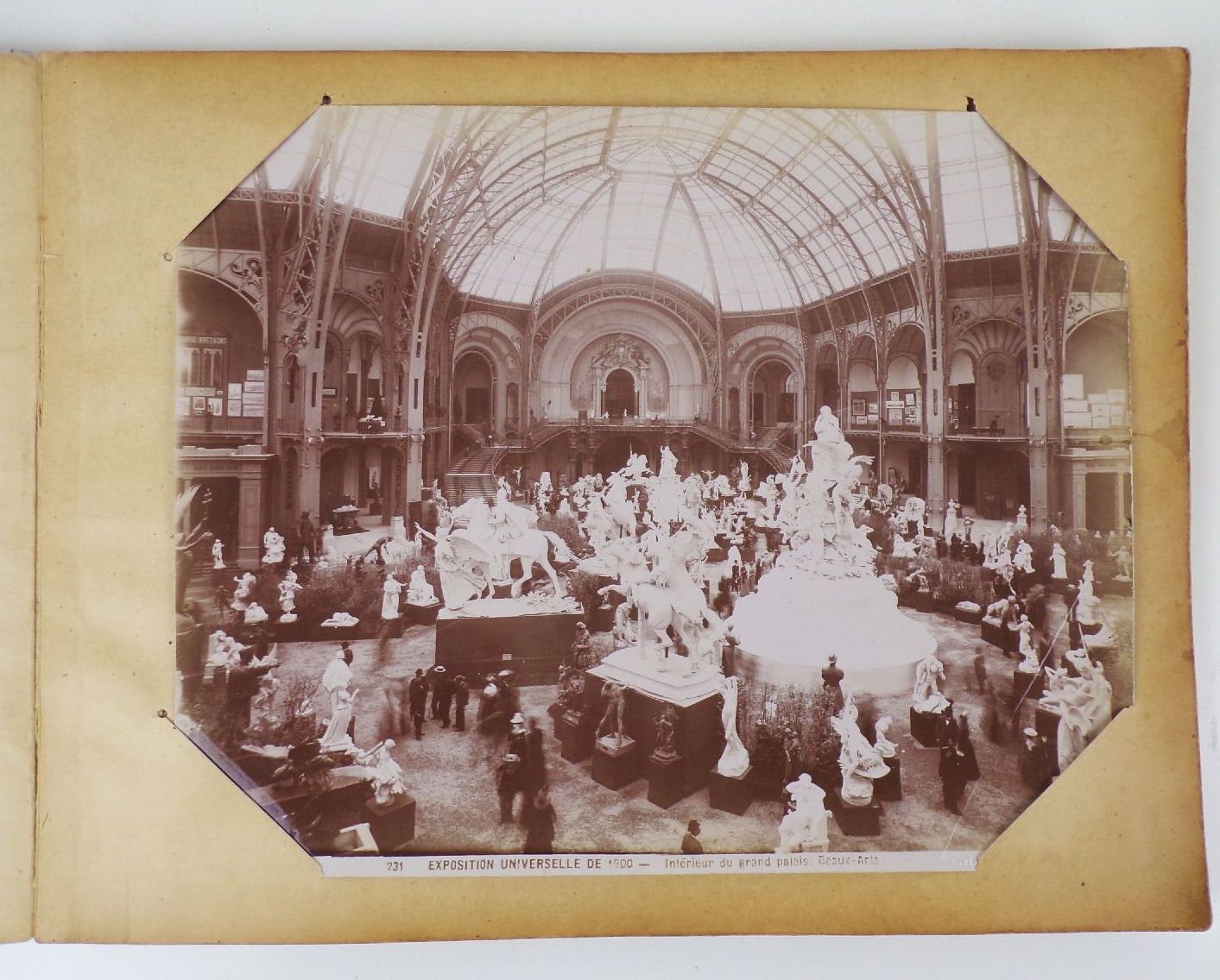Fotoalbum 1900 Weltausstellung Paris Frankreich großformatige Fotos Exposition 