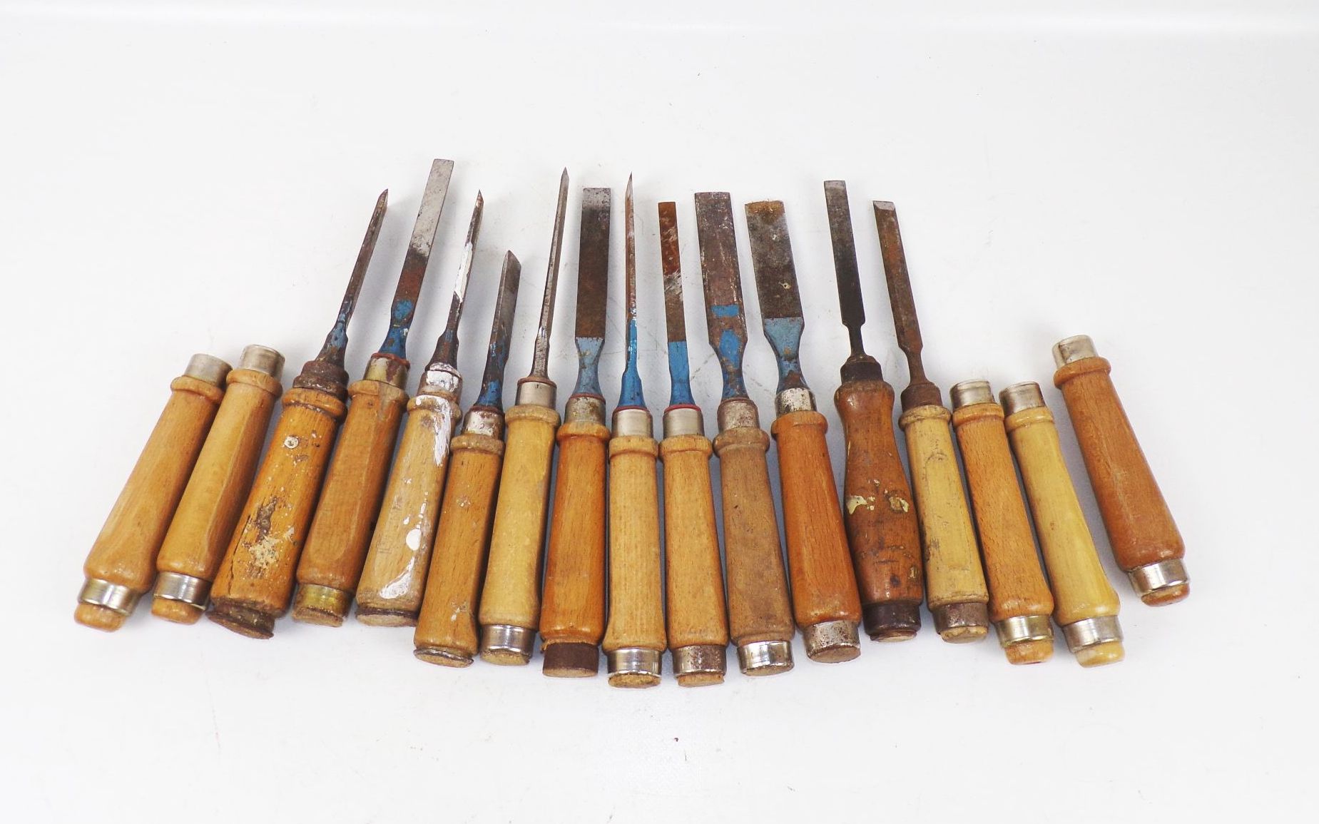 Konvolut alte Stechbeitel Stemmeisen 12 Stück Werkzeug