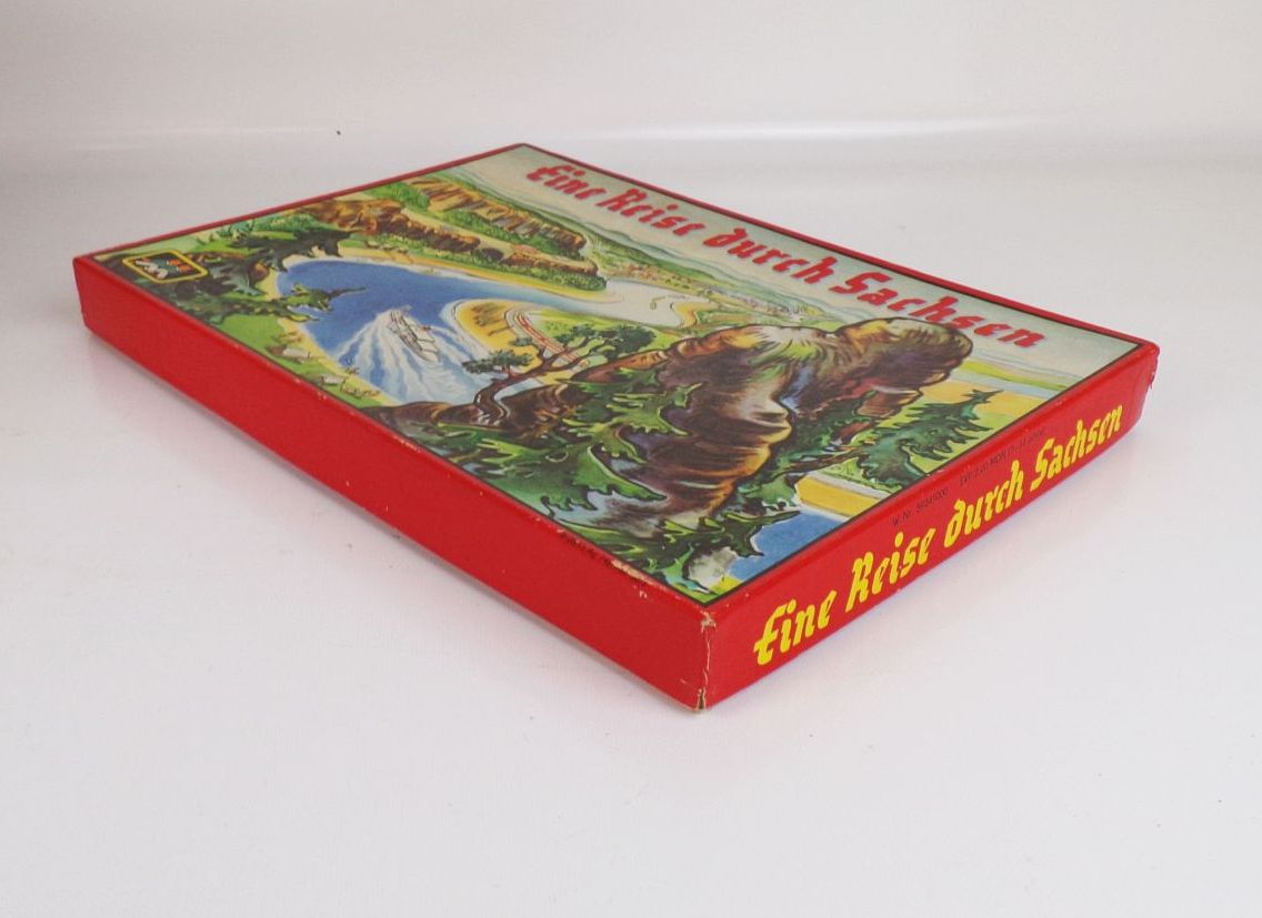 Eine Reise durch Sachsen DDR Altes Würfelspiel 1965 Eine Reise durch Sachsen DDR Altes Würfelspiel 1965
