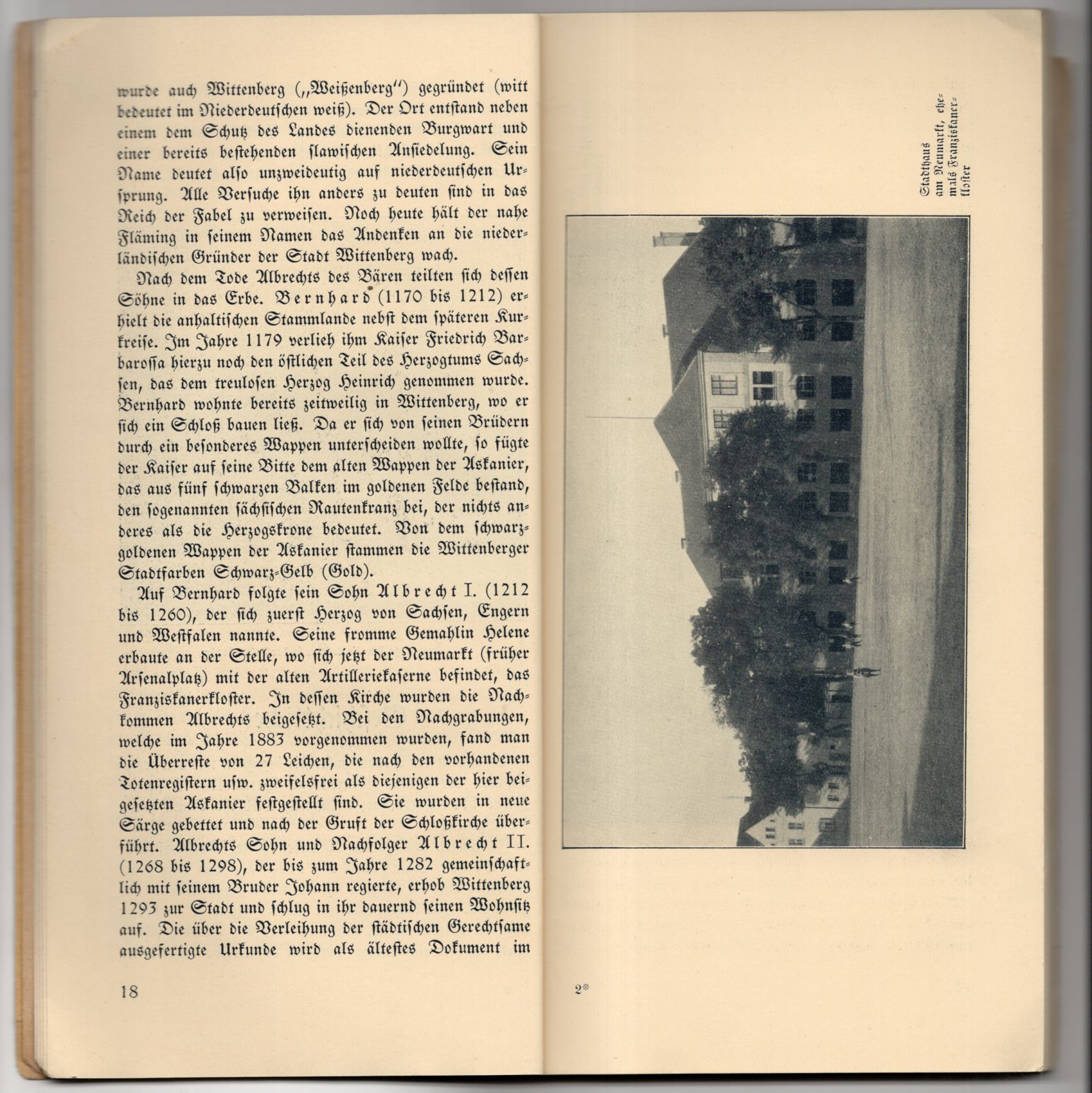 Die Lutherstadt Wittenberg und ihre Umgebung um 1930 