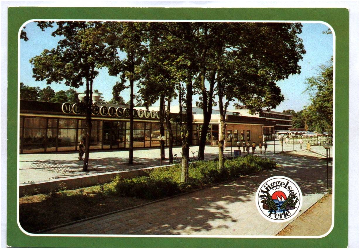 DDR Ak Berlin Konsum Gaststätten Komplex Mügelseeperle DDR Ak Berlin Konsum Gaststätten Komplex Mügelseeperle