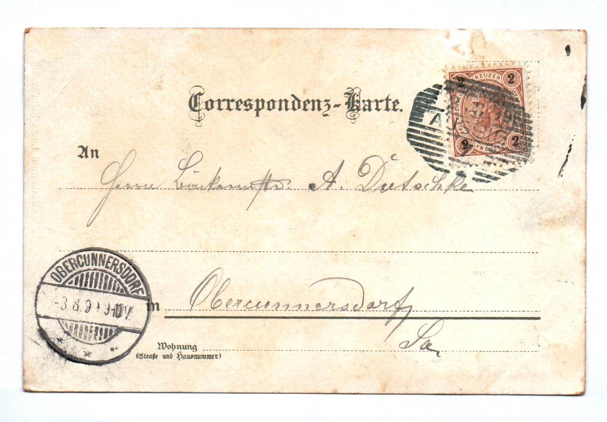 Ak Gruss vom Schreckenstein Burg Střekov Aussig Tschechien 17147