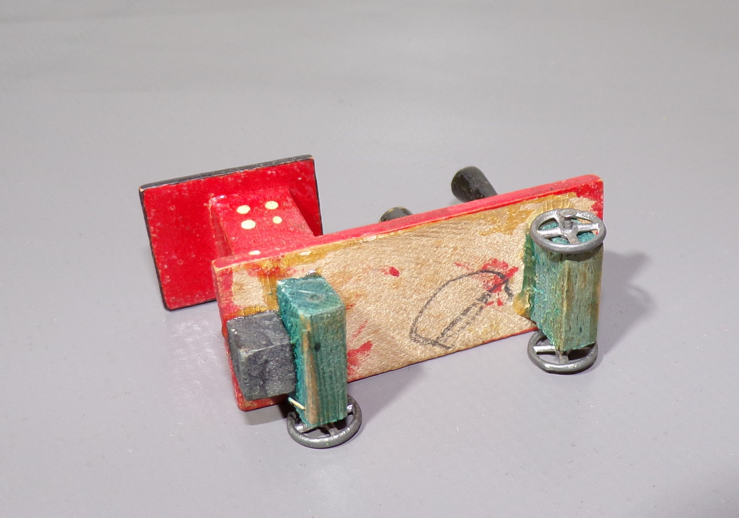 Erzgebirge Eisenbahn Miniatur Zinnräder Muldenkipper vor 1945 