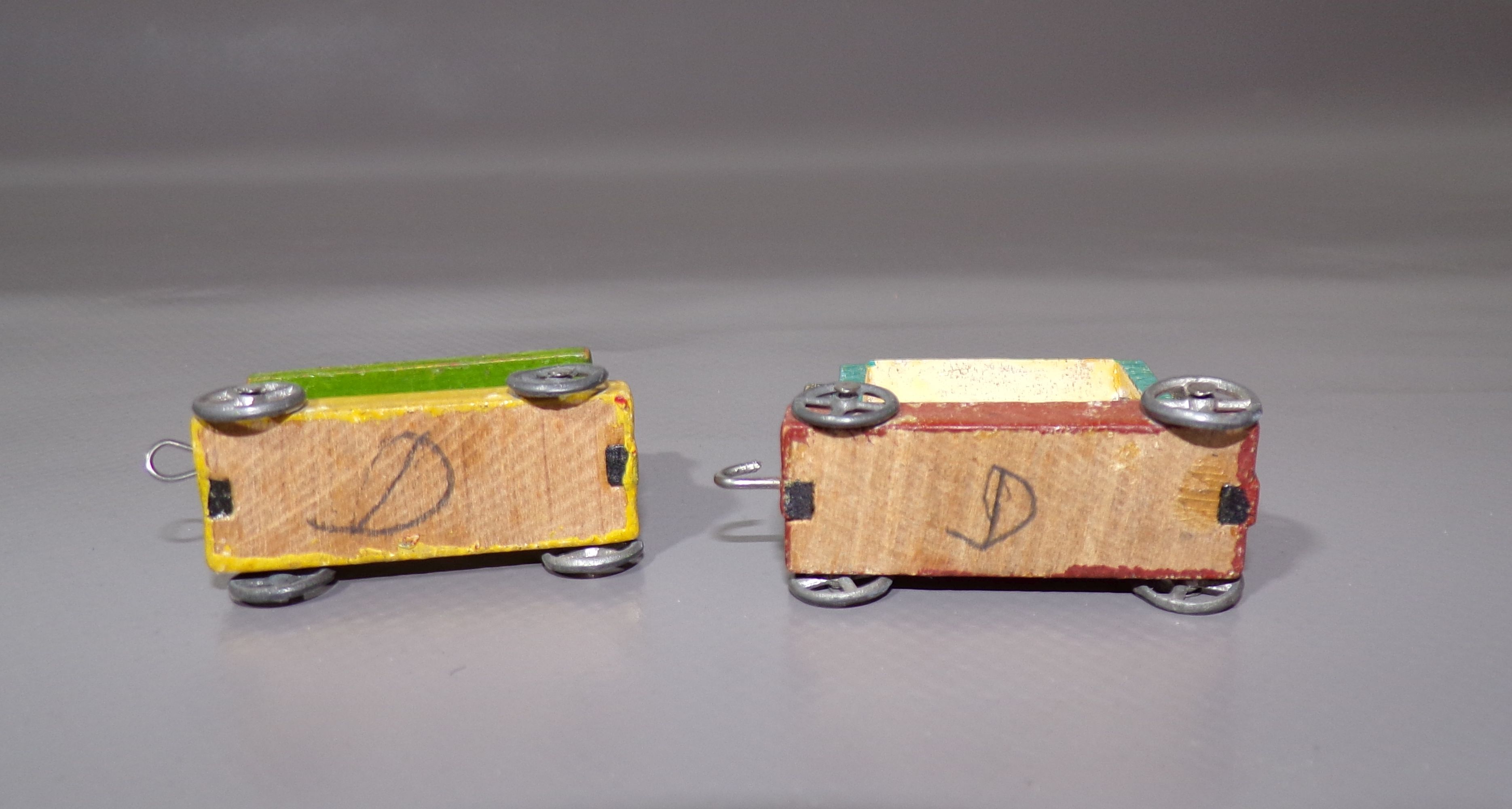 Erzgebirge Eisenbahn Miniatur Zinnräder Muldenkipper vor 1945 